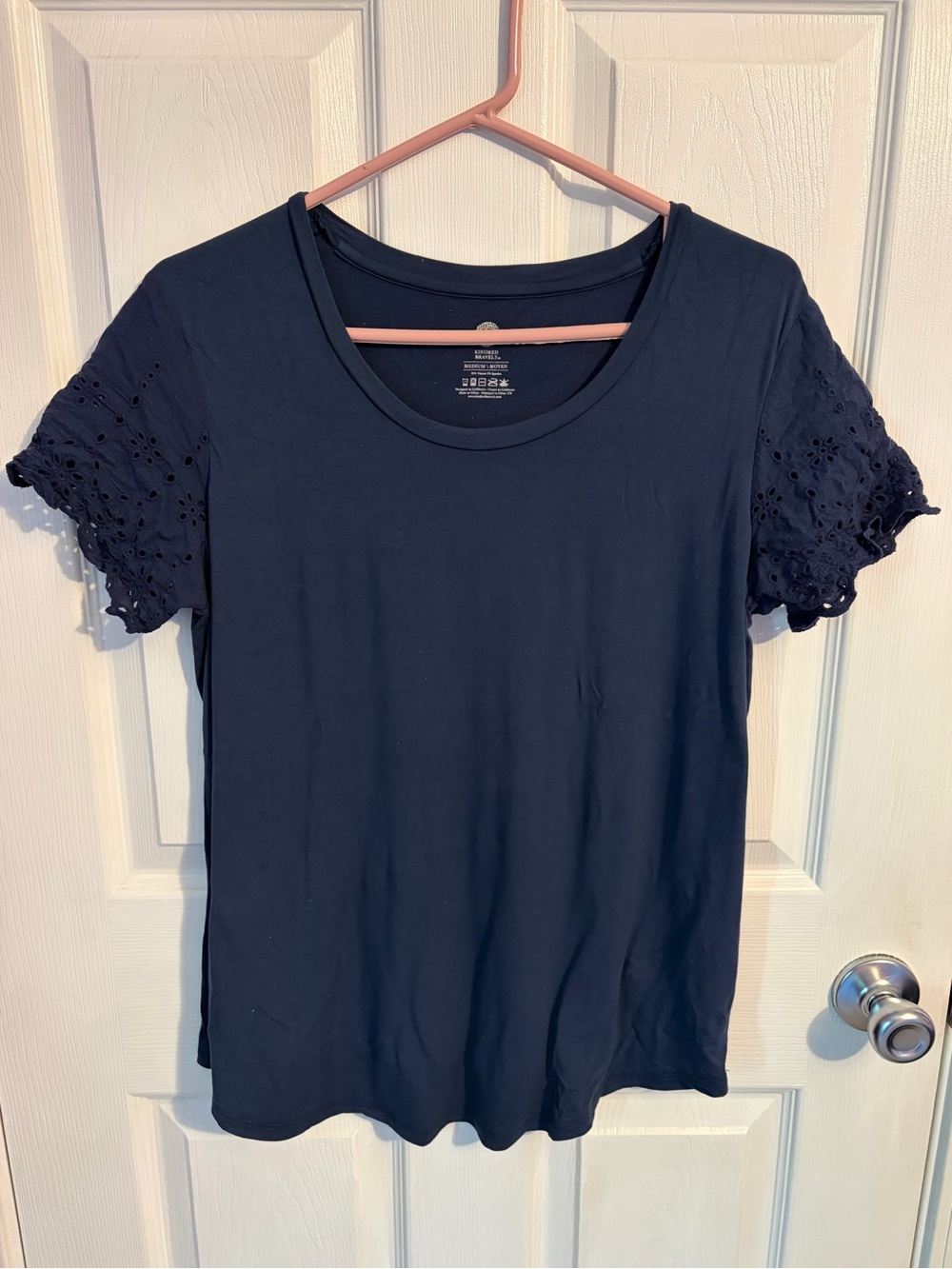 Kindred Bravely Women's Navy Nursing Shirt